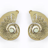 Asha Nautilus Earrings