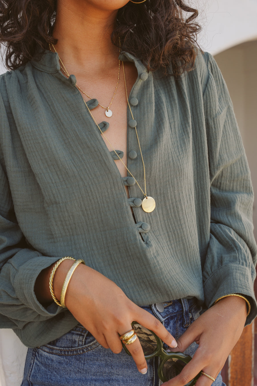 Baby Disc Necklace