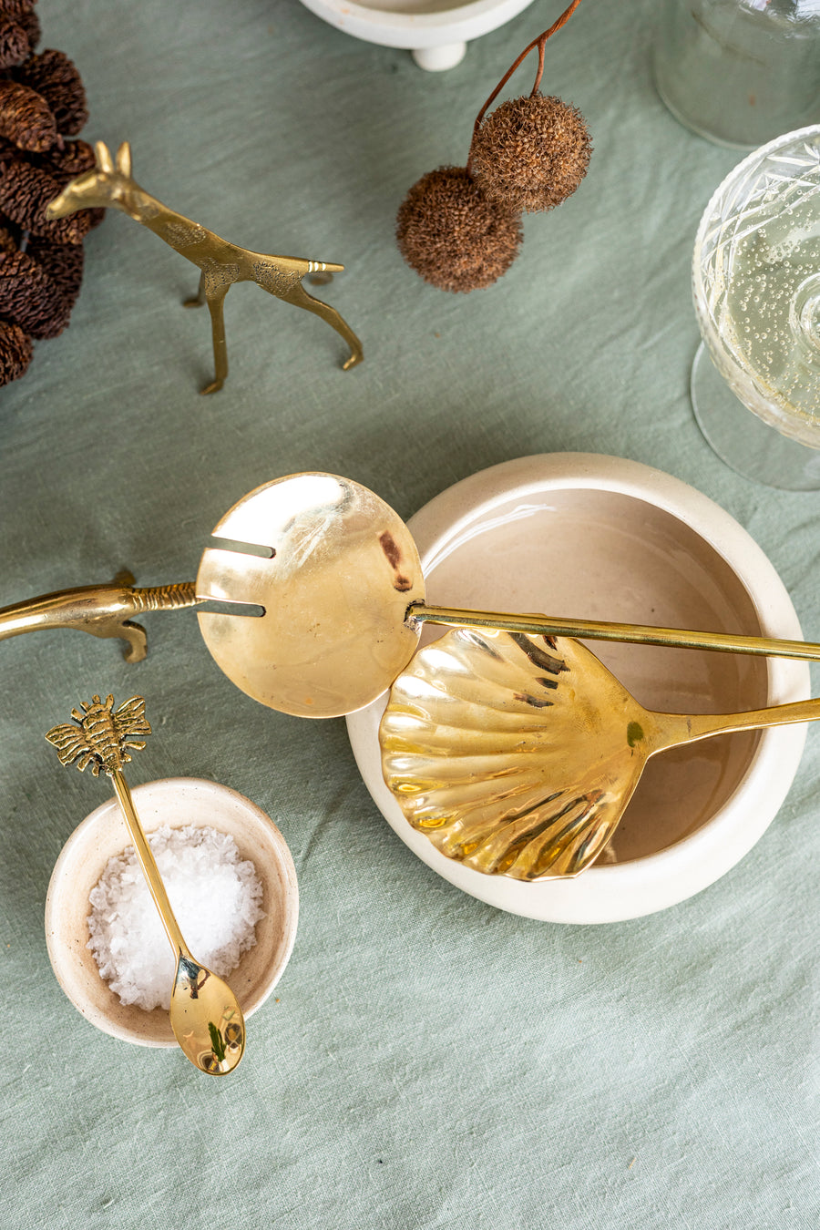 Brass Teaspoons