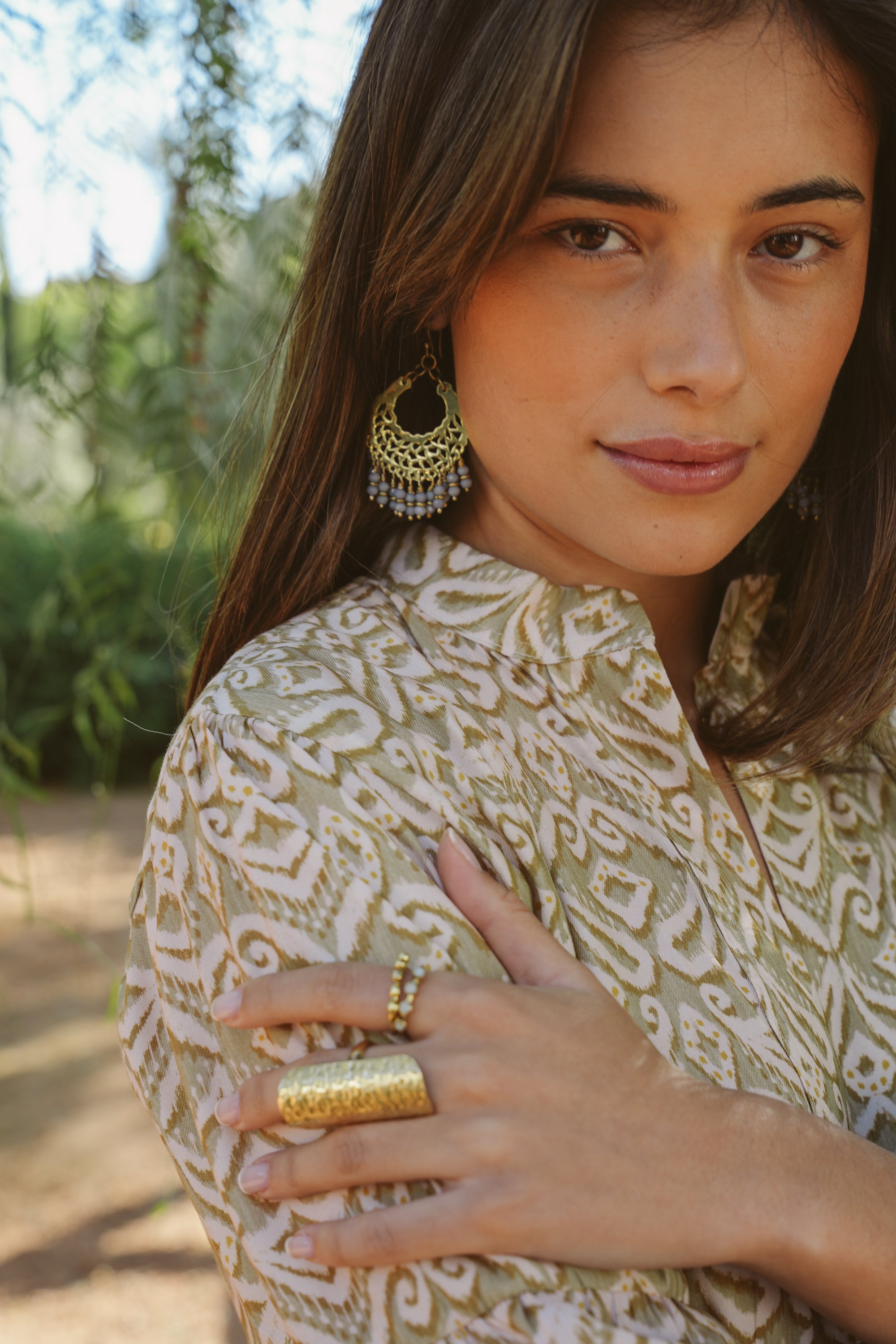 Marrakech Earrings - Smoke