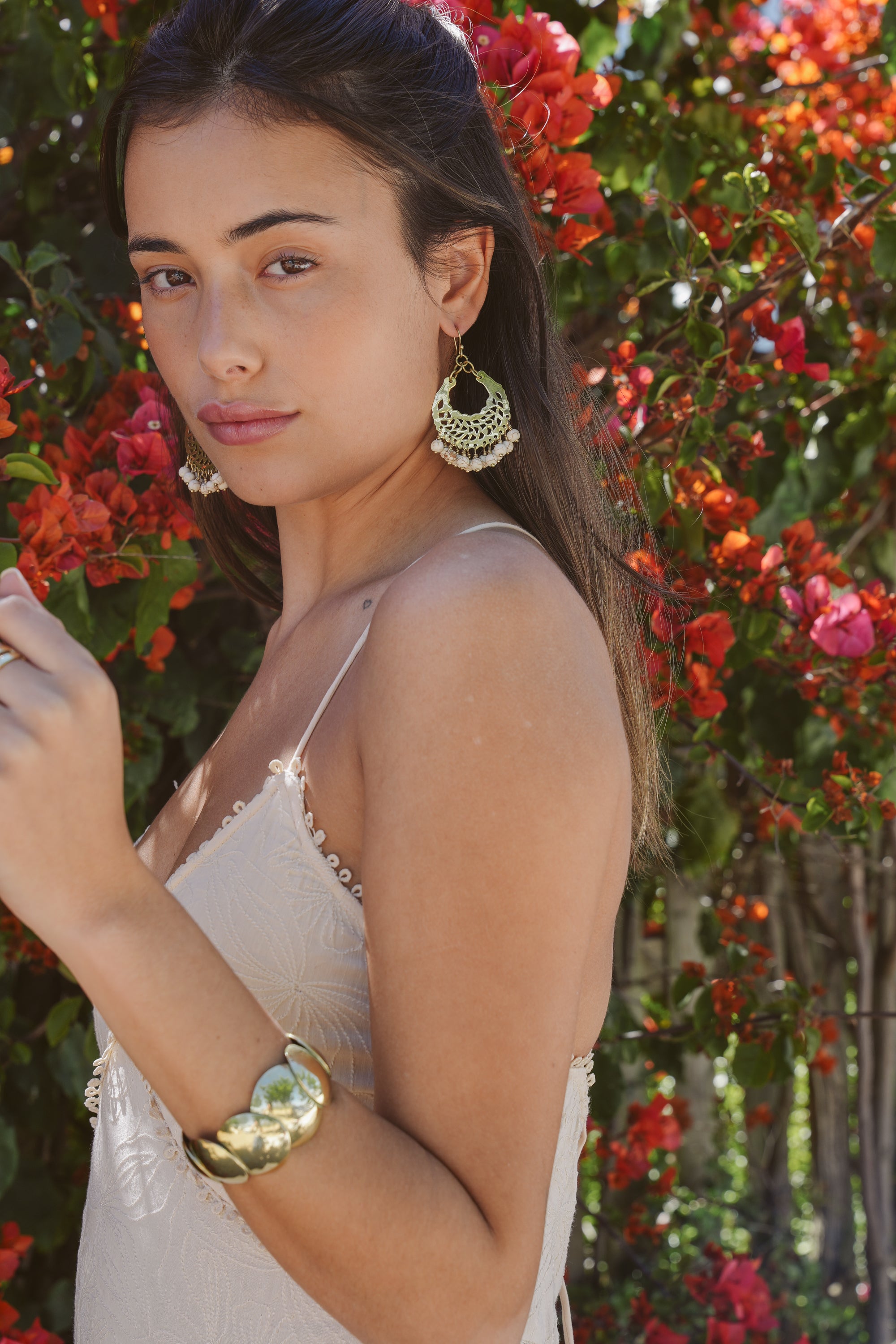 Marrakech Earrings - Ivory