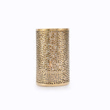 Brass Dotty Candle Holder