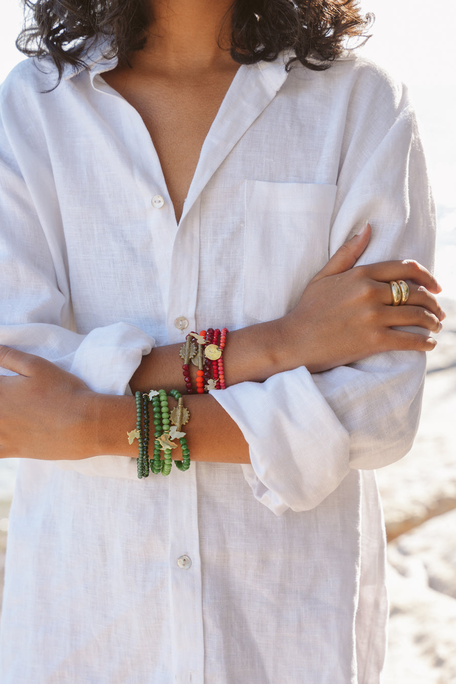 Nomad Linen Shirt African Salt