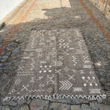 MOR - EMBROIDERED KILIM - MED RUG. (14)