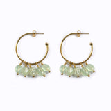 Island Hoops - Prehnite