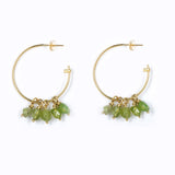 Island Hoops - Peridot