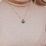 Island Necklace Apatite Stones