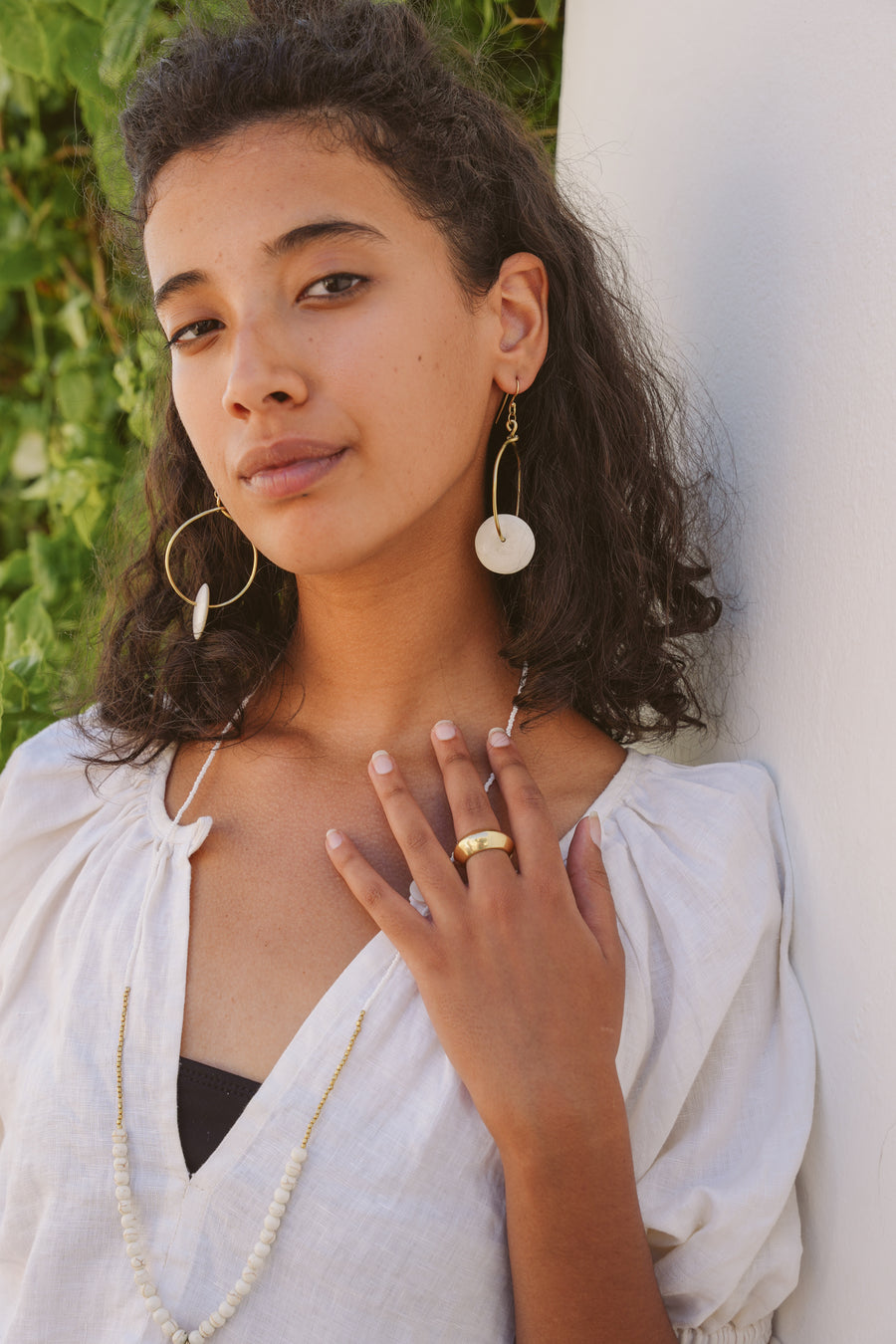 Jatanga Earrings With Bone