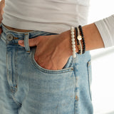 Juju Bracelet - Set of Four Ebony and Ivory