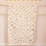 MOR - EMBROIDERED KILIM - MED RUG. (6)