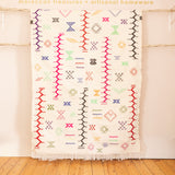 MOR - EMBROIDERED KILIM - MED RUG. (1)