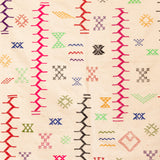 MOR - EMBROIDERED KILIM - MED RUG. (1)