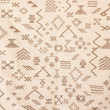 MOR - EMBROIDERED KILIM - MED RUG. (6)