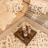 MOR - EMBROIDERED KILIM - MED RUG. (6)