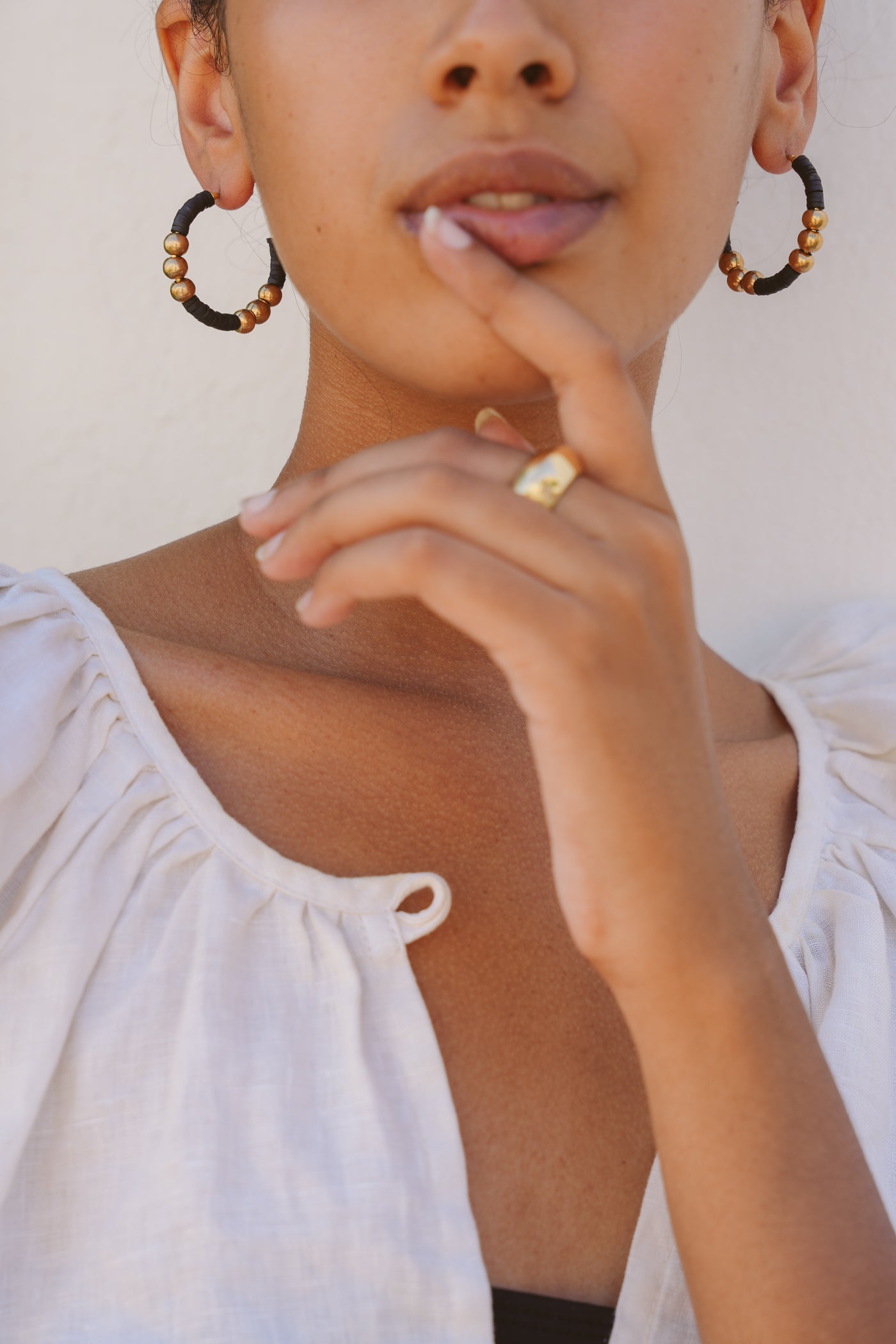 Ntesh Hoops - Ebony