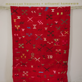 MOR - EMBROIDERED KILIM - MED RUG (9)