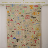 MOR - EMBROIDERED KILIM - MED RUG. (11)