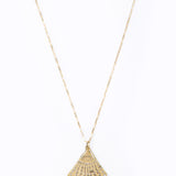 Shell Necklace Peridot