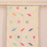 MOR - EMBROIDERED KILIM - SMALL RUG (10)
