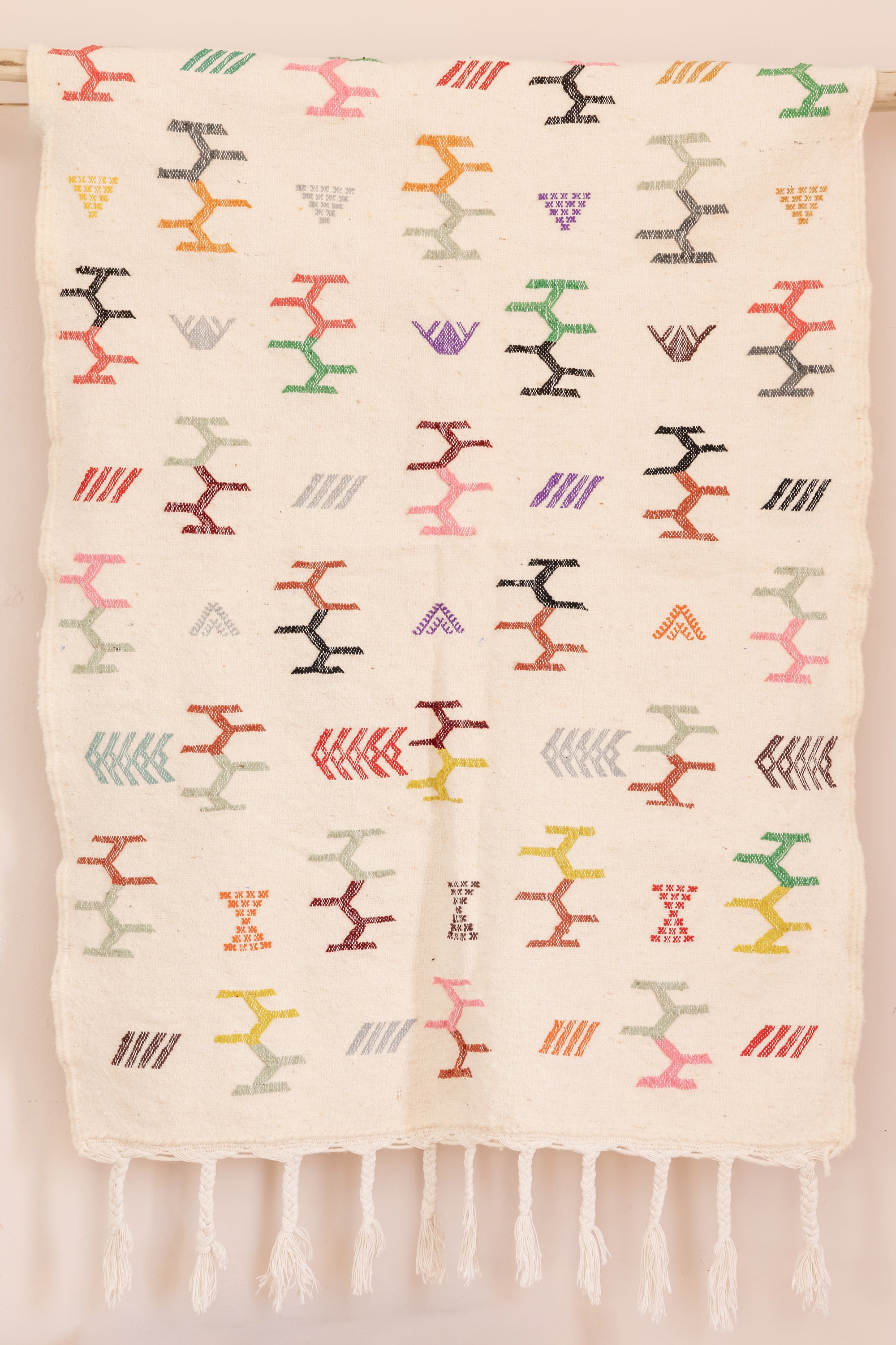 MOR - EMBROIDERED KILIM - SMALL RUG (6)