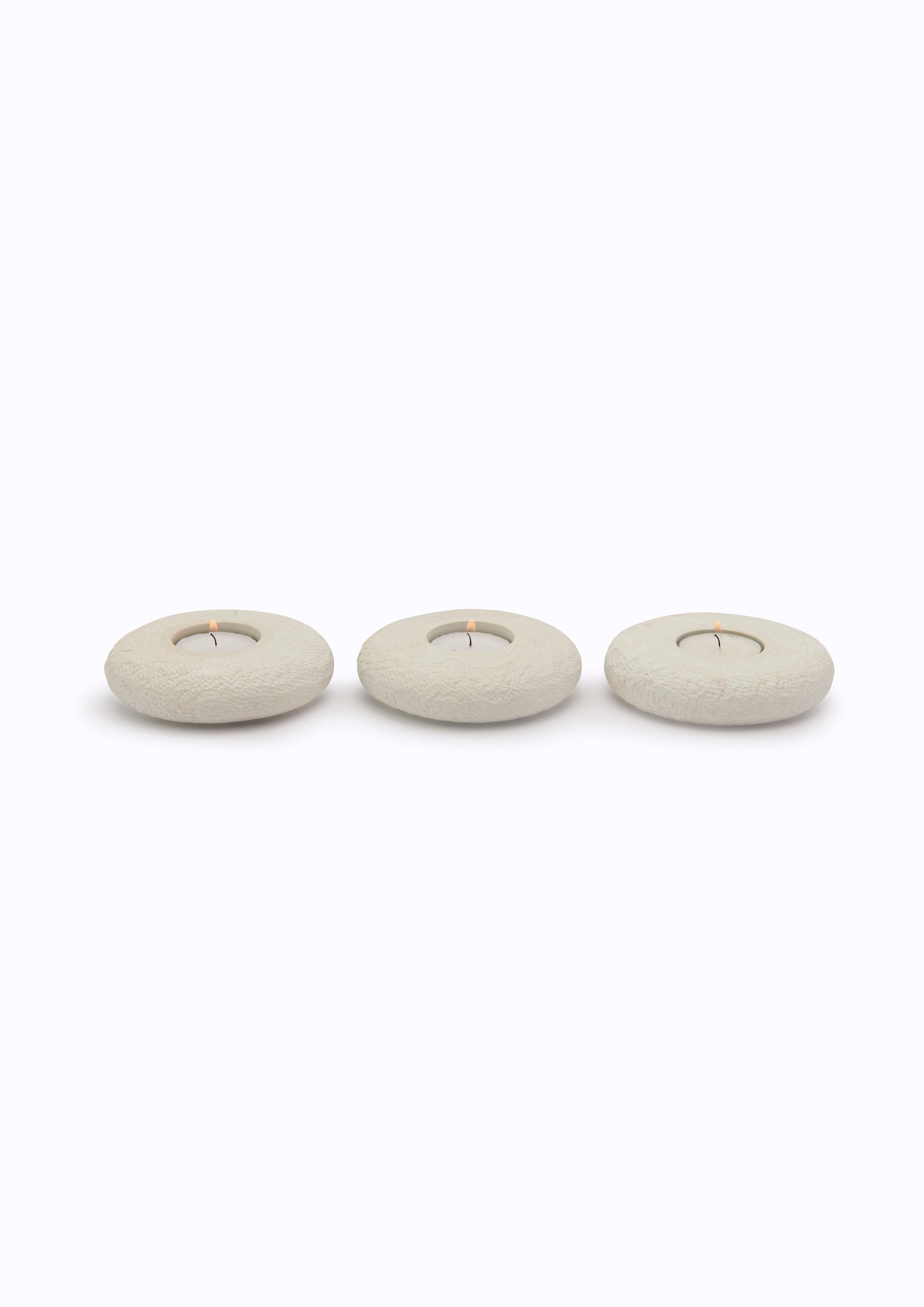 Soapstone tea light candle holder