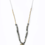 Swahili Elephant Necklace Grey