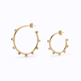 Zuri Hoops Bone