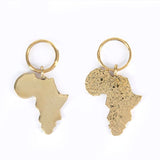Africa Brass Key Ring