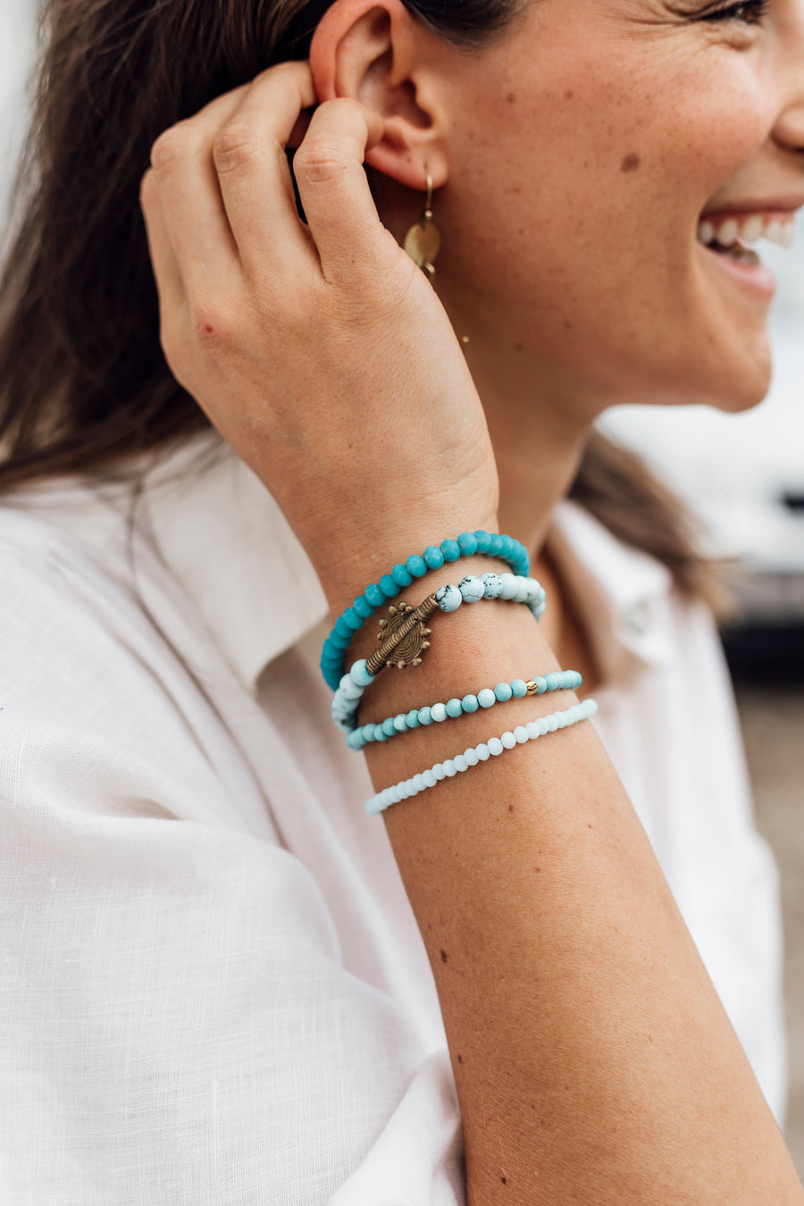 Juju Set of Four - Aqua