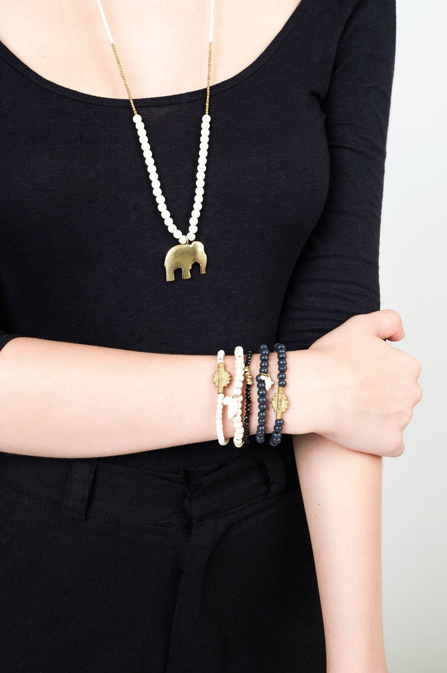 Swahili Elephant Necklace Ivory – Soul Design Jewellery