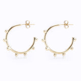 Octopus Hoops Brass