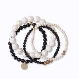 Juju Bracelet - Set of Four Ebony and Ivory
