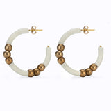 Ntesh Hoops - Ivory