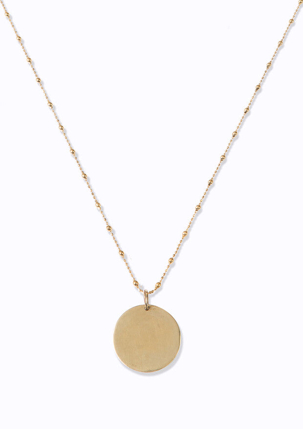 Personalised Disc Necklace