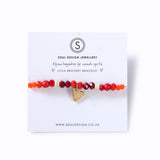 Litha Bravery Bracelet Fire Reds