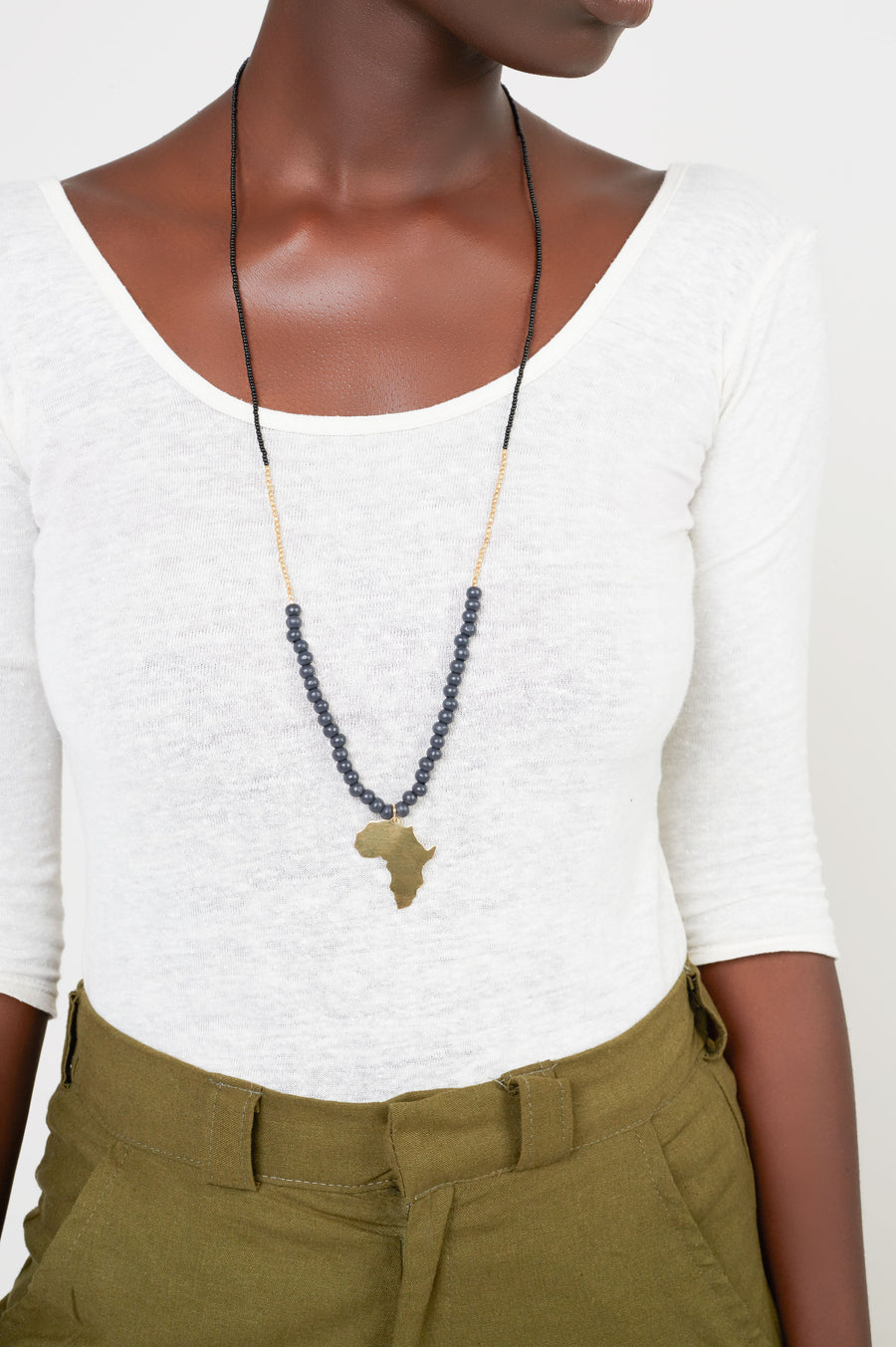 Swahili Africa Necklace Ebony