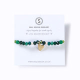 Litha Bravery Bracelet Grass Greens